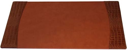 Protacini P6201 כרית שולחן עור איטלקית, 20 x 34 x 0.625, אפור