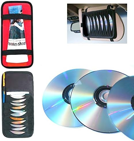KIMAYA 12 קיבולת דיסק CAR CUSOR DISK CD DVD DVD מארגן אחסון מחזיק כרטיסי כרטיסים