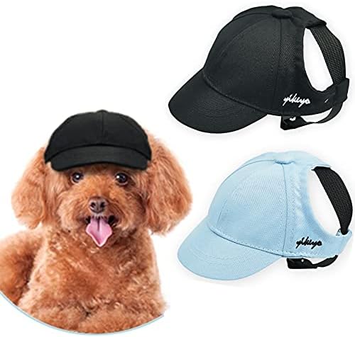 Yikeyo כובעי בייסבול כלבים קטנים מגני כלבים כובע כלב כלב כובע שמש כלב קטן