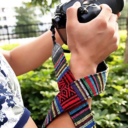 חגורת כתף בסגנון אתני רצועת מצלמה רצועת צוואר פס עבור אוניברסלי מצלמה 1 יחידות מעולה ' איכות ויצירתי יפה, כפי שמוצג