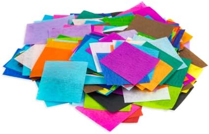 מוצרי היגלוס מדממים ריבועי נייר טישו בגודל 1 אינץ', 20 צבעים שונים לאומנויות ומלאכות, פרויקטים של עשה זאת בעצמך,