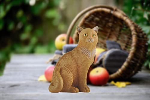 בונזאפיקס חתול-נושאים אספנות צלמיות, מצבות זיכרון, וקישוטי מתנה עבור חתול אוהבי סטָא כתום טַרפֶּסֶת 5.32 גָבוֹהַ