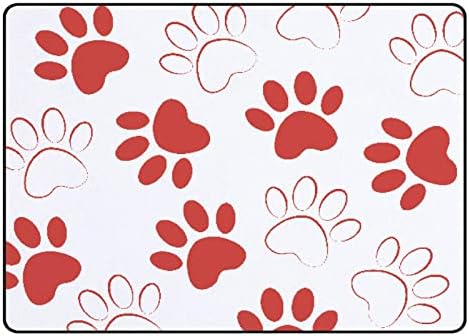 זוחל שטיח מקורה משחק מחצלת מחצלת כלב כפה לסלון חדר שינה חינוכי חינוך חינוכי שטיחים שטיחים 60x39in