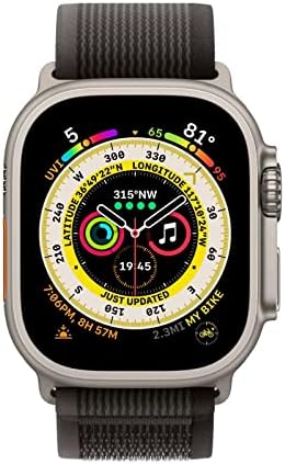 לולאת סולו של שביל Vezobe תואמת את Apple Watch Utral 49 ממ 45 ממ 44 ממ 42 ממ, ספורט ניילון קלוע פס אלסטי מתכוונן עם