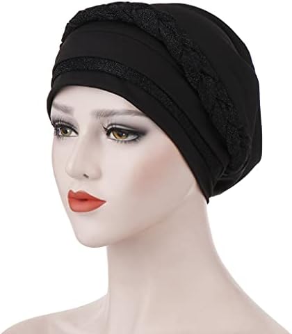 XXXDXDP טורבן אופנה לנשים Hijab underscarf Caps כפה צעיף טורבן טורבן עטיפת ראש כובעי נשים אביזרי שיער