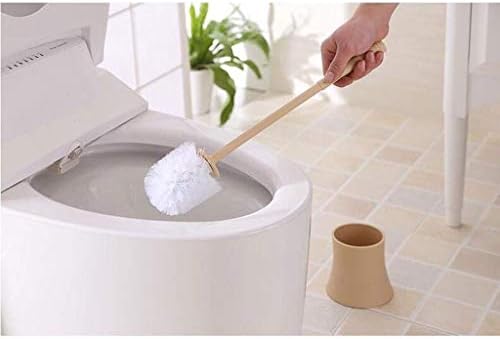 מברשת אסלה של גוג'ם עם מחזיק מברשת אסלה מפלסטיק ומברשת אמבטיה נקייה נקייה