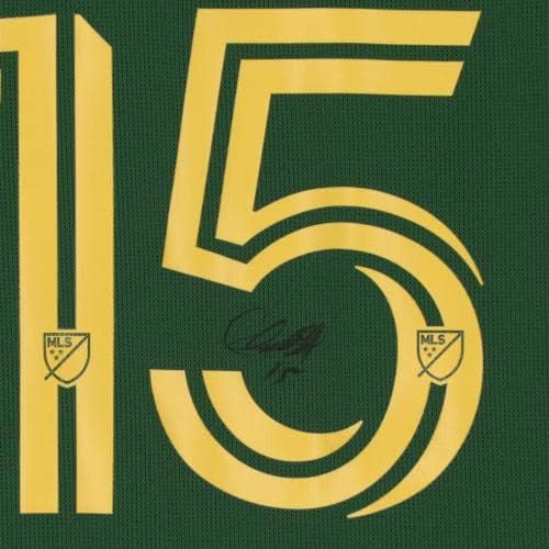 כריס דובאל פורטלנד טימברס חתימה על חתימה משומשת מספר 15 ג'רזי ירוק מעונת MLS 2020 - גופיות כדורגל חתימה