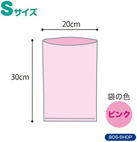 תיק דאודורנט מדהים בוס חיתול לא מריח תיק S בגודל 90 חתיכות תיק טיפול בחיתול לתינוקות 【תיק תיק: ורוד】 יבוא יפן