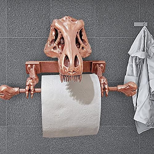 מתחת לאחסון מיטה גלגלי דינוזאור מחזיק רקמות, מחזיק נייר טואלט, אחסון בד אמבטיה אחסון קטן