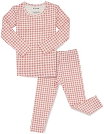 Avauma Baby Boys בנות בנות פיג'מה סט 6M-7t ילדים פעוט חמוד עיצוב דפוס כושר PJS כותנה בגדי שינה