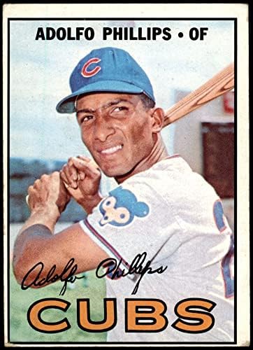 1967 Topps 148 Adolfo Phillips Chicago Cubs Cubs Cubs