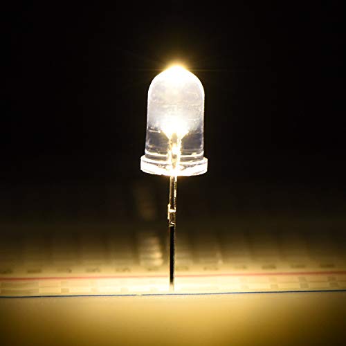 100 חתיכות נקה הוביל דיודות פולטות אור הנורה הוביל מנורה, 5 ממ