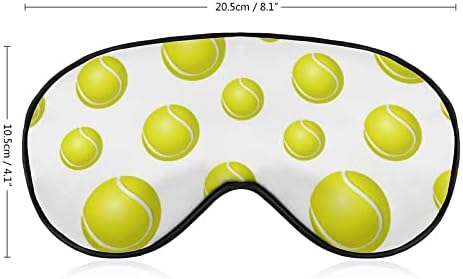 מסכת עיניים רכה של כדור טניס מסכת שינה הצללה אפקטיבית נוחות כיסוי עיניים עם רצועה מתכווננת אלסטית