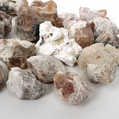 גבישים אמיתיים גבישים גבישים גולמיים טבעיים אבנים מחוספסות לריפוי, לטייל, ליטוש, עטיפת תיל, ריפוי קריסטל של WICCA