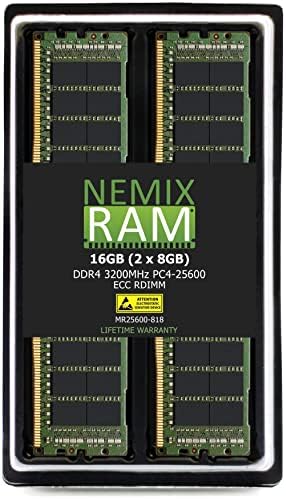 NEMIX RAM 128GB DDR4-3200 PC4-25600 ECC RDIMM שדרוג זיכרון שרת רשום עבור Dell PowerEdge T550 מגדל