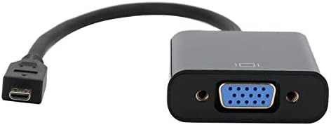 Fydun Micro HDMI TO, מתאם 1080p עבור פטל כונן קשיח חיצוני VGA ממיר וידאו USB PI 4B עם פונקציית אספקת חשמל
