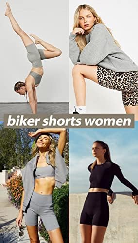 4 מכנסיים קצרים של אופנוענים לנשים - 5 מכנסי אימון סטרץ 'מותניים בגובה 5