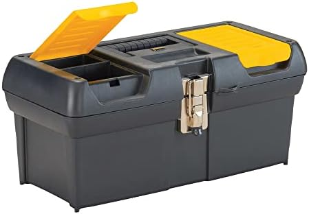 ארגז הכלים של סטנלי עם מגש, סדרה 2000, 16 אינץ ', שחור וצהוב
