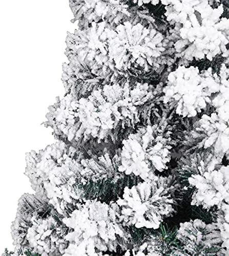 NC 6ft PVC עץ חג המולד נוהר 750 ענפים עץ אוטומטי