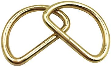 טבעת מתכת זהב, טבעת 25 ממ לא מרותכת D טבעת רצועת רשת אבזם לרצועת רצועת רצועה רצועות רצועות רצועות רצועות מפתח חפיסה