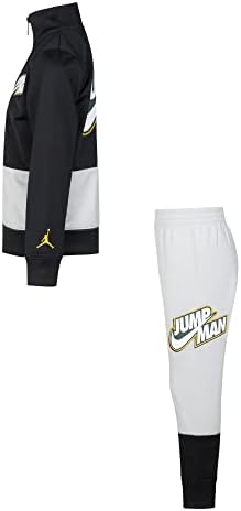 לוגו של ג'ורדן בוי קטן ג'ופמן ז'קט רוכסן מלא ומכנסיים 2 אימונית 2 חלקים