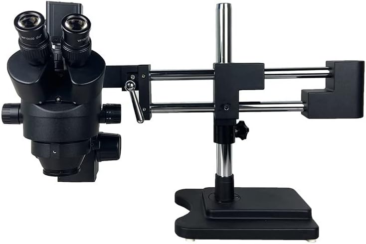 ציוד מיקרוסקופ מעבדה 38MP 90X בום כפול זרוע זרוע טרינוקולרית סטריאו מיקרוסקופ מיקרוסקופ דיגיטלי מצלמה אלקטרונית