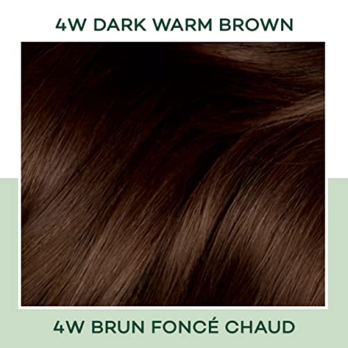 אינסטינקטים טבעיים של קליירול דמי-צבע שיער קבוע, צבע שיער חום כהה חם 4 וואט, חבילה של 1
