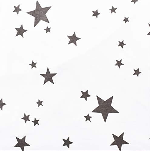 כוכב Meju Star Twinkle כיסוי שמיכת כותנה 43 x 59 + ציפית כרית 13 x19 סט מצעים עם סגירת רוכס