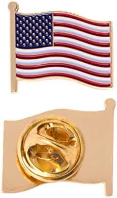 ארצות הברית של אמריקה דש פין ארהב המדינה דגל פין מתכת אמייל מזכרות כובע גברים נשים פטריוטית אמריקאי