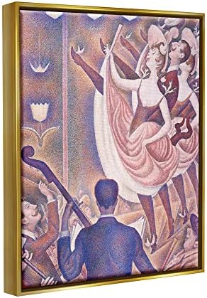 סטופל תעשיות לה צ 'הוט קלאסי ז' ורז ' סוראט ציור ריקוד דיוקן צף ממוסגר קיר אמנות, עיצוב על ידי אחד1000ציורים