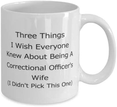 כליאה קצין ספל, שלושה דברים אני מאחל לכולם ידע על להיות כליאה קצין של אשתו -, חידוש ייחודי מתנת רעיונות כליאה קצין, קפה