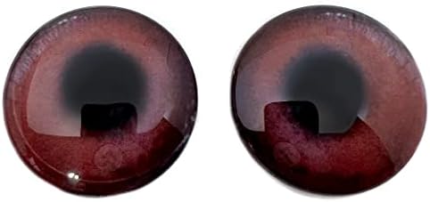 פנדה אדומה קבורוכוני עיניים ריאליסטיות לעיניים לתליון להכנת תכשיטים עטופים תכשיטים פו פו או פסלים פו או פסלים