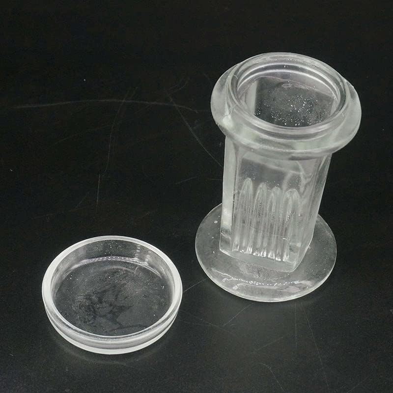 מיקרוסקופ אביזרי ערכת למבוגרים מיקרוסקופ זכוכית שקופיות מכתים צנצנת עם מכסה אבזר