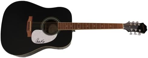 קרול קינג חתמה על חתימה בגודל מלא גיבסון אפיפון גיטרה אקוסטית עם אימות ג 'יימס ספנס ג' יי. אס. איי. קואה - זמרת אגדית כותבת