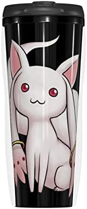 Uogeep anime puella magi madoka magica כוסות קפה ואקום נייד כוסות מבודדות כפולות ספלי נסיעות אופנה 12 גרם