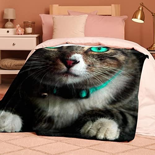 לזרוק שמיכה, שמיכת מיטה, נוחות, רך, פלאפי, עבור בני בנות, חיות מחמד חתול בעלי החיים