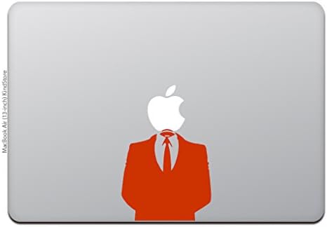 חנות טובה של MacBook Air/Pro 11/13 מדבקת MacBook אנונימית 13 אדום M445-13-R
