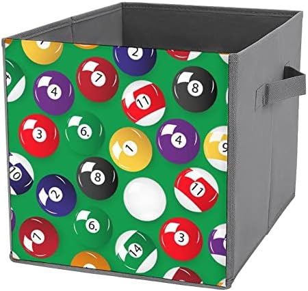 כדורי שולחן ביליארד מיליארד כדורי אחסון מתקפלים קוביות קוביות מארגן קופסאות אחסון בדים טרנדיות מכניסים מגירות