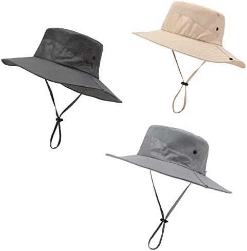 גברים כובע שמש דלי חיצוני רשת רחבה שוליים כובע Boonie