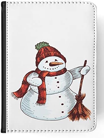 סקיצת חג המולד של Snowman Art 6 כיסוי מארז טאבלט Flip עבור Apple iPad Pro 11 / iPad Pro 11 / iPad Pro 11