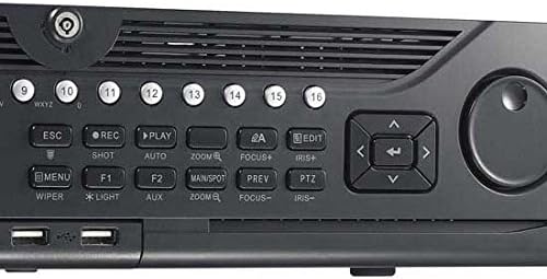 HikVision DS-9016HWI-ST-10TB DVR היברידי, אנלוגי 16 ערוצים + IP של 16 ערוצים, H264, עד 6MP, HDMI, 8-SATA,