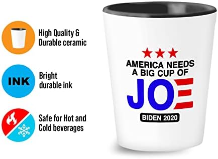 בועה חיבוקים פוליטיקה שוט זכוכית 1.5 עוז-אמריקה צריכה-פוליטיקאי רפובליקני שמרני נשיא הבחירות ג ' ו ביידן ליברל