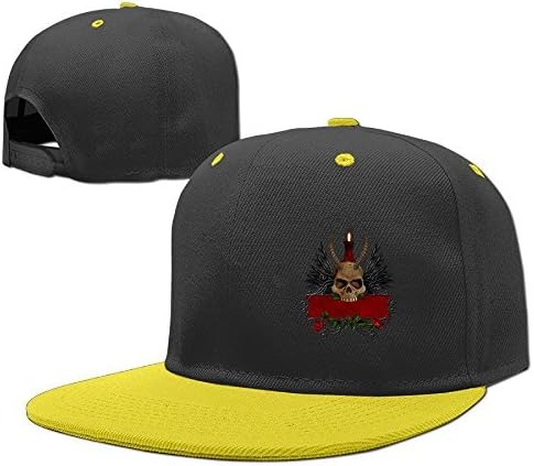 Predatorda גולגולת גולגולת בייסבול סנאפבק כובע צהוב