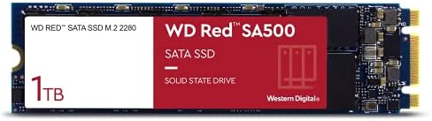 Western Digital 1TB WD Red SA500 NAS 3D NAND SSD - SATA III 6 GB/S, M.2 2280, עד 560 MB/S - WDS100T1R0B