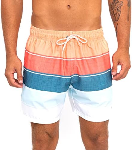 גזעי שחייה של גברים רגילים - מכנסיים קצרים של אלסטן אתלטי לריצה מכנסיים קצרים לגברים, שחייה גמישה ומכנסי רחצה