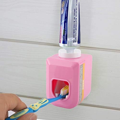 מתקן משחת שיניים, מתקן משחת שיניים רכוב על קיר מחזיק משחת שיניים סחיטה אוטומטית לערכת אביזרי אמבטיה ביתיים