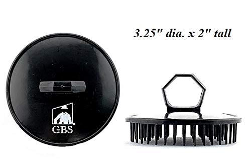 G.B.S קל להחזקת שיער מברשת שמפו קרקפת שיער, 4 שחור, 4 אדום, חבילה של 8
