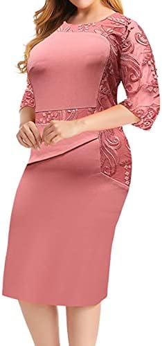 נשים שידות נשים 2023 חדש ליידי קייפ שמלה בתוספת גודל אופנה הדפסת אונק חצי שרוול ארוך חוף שמלות עבור