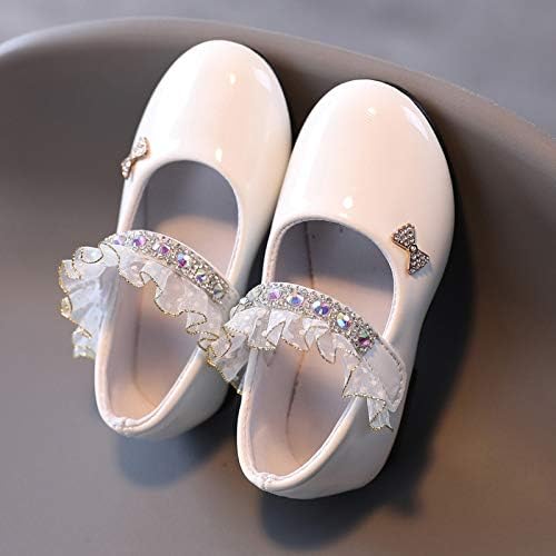 פעוט ילדה קטנה נעלי מרי ג ' יין שטוח נעליים נמוך העקב קריסטל נסיכת נעלי מסיבת בית ספר חתונה