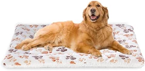 מחצלת מיטת חתול כלבים של Dealott, כרית ארגז כלבים הפיכה בגודל 32 אינץ